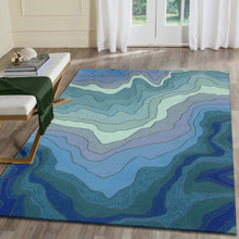 Load image into Gallery viewer, Liora Manne Ravella Mykonos Indoor Outdoor Area Rug Water