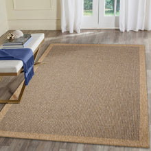 Load image into Gallery viewer, Liora Manne Sahara Texture Border Indoor Outdoor Area Rug Navy