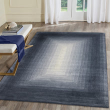 Load image into Gallery viewer, Liora Manne Tivoli Dream Border Indoor Area Rug Denim