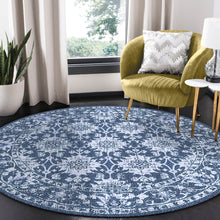 Load image into Gallery viewer, Liora Manne Carmel Vintage Floral Indoor Outdoor Area Rug Navy