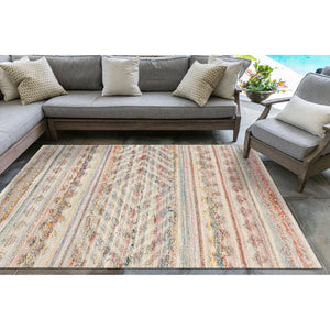 Liora Manne Cosmos Kilim Indoor Outdoor Area Rug Pastel