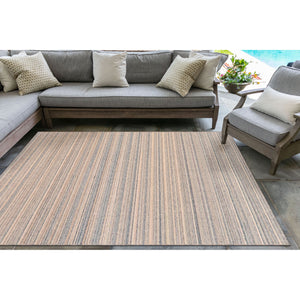 Liora Manne Dakota Stripe Indoor Outdoor Area Rug Sisal