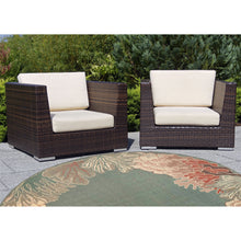Load image into Gallery viewer, Liora Manne Riviera Reef Border Indoor Outdoor Area Rug Ocean