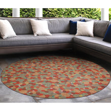 Load image into Gallery viewer, Liora Manne Visions III Giant Swirls Indoor Outdoor Area Rug Fiesta