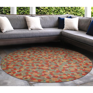 Liora Manne Visions III Giant Swirls Indoor Outdoor Area Rug Fiesta