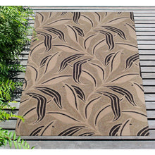 Load image into Gallery viewer, Liora Manne Ravella Leaf Indoor Outdoor Area Rug Neutral