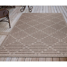 Load image into Gallery viewer, Liora Manne Malibu Checker Diamond Indoor Outdoor Area Rug Neutral