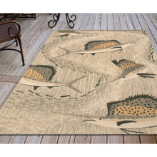 Load image into Gallery viewer, Liora Manne Portofino Sailfish Indoor Outdoor Area Rug Natural