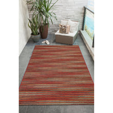 Load image into Gallery viewer, Liora Manne Marina Stripes Indoor Outdoor Area Rug Saffron