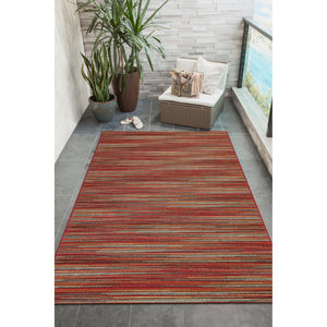 Liora Manne Marina Stripes Indoor Outdoor Area Rug Saffron