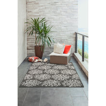 Load image into Gallery viewer, Liora Manne Carmel Coral Indoor Outdoor Area Rug Grey