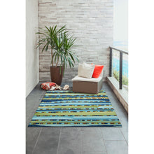 Load image into Gallery viewer, Liora Manne Ravella Fiesta Indoor Outdoor Area Rug Cool