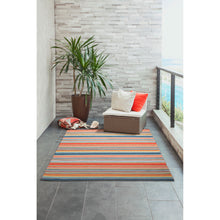 Load image into Gallery viewer, Liora Manne Sonoma Malibu Stripe Indoor Outdoor Area Rug Sunscape