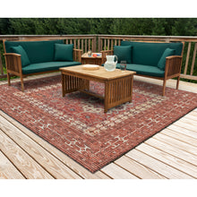 Load image into Gallery viewer, Liora Manne Carmel Kilim Indoor Outdoor Area Rug Red