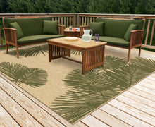 Load image into Gallery viewer, Liora Manne Carmel Palm Indoor Outdoor Area Rug Green