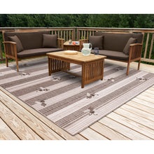 Load image into Gallery viewer, Liora Manne Malibu Sweet Bees Indoor Outdoor Area Rug Neutral