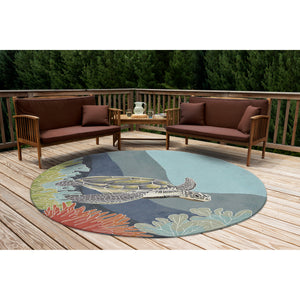 Liora Manne Ravella Akumal Indoor Outdoor Area Rug Ocean