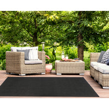 Load image into Gallery viewer, Liora Manne Calais Solid Indoor Outdoor Area Rug Charcoal