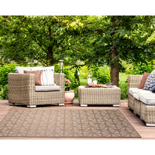Load image into Gallery viewer, Liora Manne Carmel Tonga Tile Indoor Outdoor Area Rug Sand