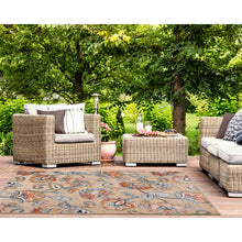 Load image into Gallery viewer, Liora Manne Canyon Ornamental Flower Indoor Outdoor Area Rug Sisal