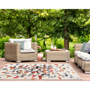 Liora Manne Canyon Mobile Indoor Outdoor Area Rug Ivory