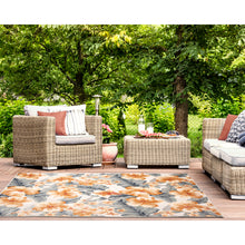 Load image into Gallery viewer, Liora Manne Canyon Tropical Floral Indoor Outdoor Area Rug Ivory