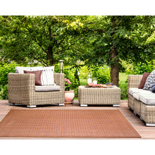 Load image into Gallery viewer, Liora Manne Malibu Simple Border Indoor Outdoor Area Rug Clay