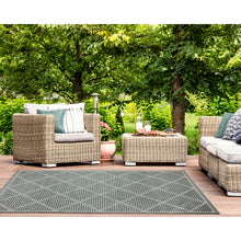 Load image into Gallery viewer, Liora Manne Malibu Checker Diamond Indoor Outdoor Area Rug Green