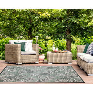 Liora Manne Malibu Pine Indoor Outdoor Area Rug Green