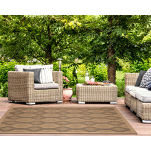 Load image into Gallery viewer, Liora Manne Sahara Links Indoor Outdoor Area Rug Natural