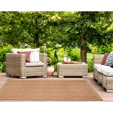 Load image into Gallery viewer, Liora Manne Sahara Links Indoor Outdoor Area Rug Terracotta