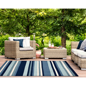 Liora Manne Sorrento Tribeca Indoor Outdoor Area Rug Water