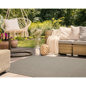 Liora Manne Calais Solid Indoor Outdoor Area Rug Grey