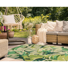 Load image into Gallery viewer, Liora Manne Capri Palm Leaf Indoor Outdoor Area Rug Green