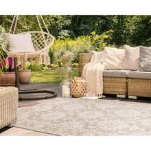 Load image into Gallery viewer, Liora Manne Malibu Kashan Indoor Outdoor Area Rug Neutral