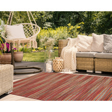 Load image into Gallery viewer, Liora Manne Marina Stripes Indoor Outdoor Area Rug Saffron