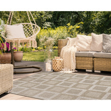 Load image into Gallery viewer, Liora Manne Orly Squares Indoor Outdoor Area Rug Natural