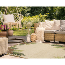 Load image into Gallery viewer, Liora Manne Ravella Forest Border Indoor Outdoor Area Rug Natural