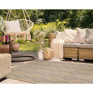 Liora Manne Sahara Links Indoor Outdoor Area Rug Navy