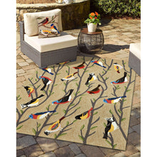 Load image into Gallery viewer, Liora Manne Frontporch Birds Indoor Outdoor Area Rug Multi