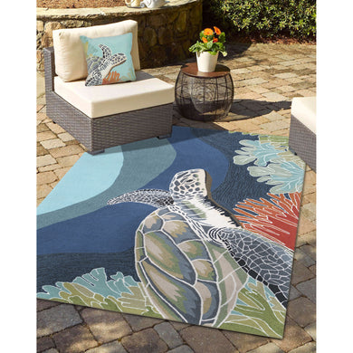 Liora Manne Ravella Akumal Indoor Outdoor Area Rug Ocean