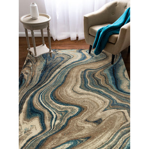 Liora Manne Ashford Agate Indoor Area Rug Blue