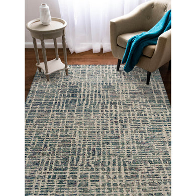 Liora Manne Savannah Grid Indoor Area Rug Ocean