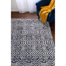 Load image into Gallery viewer, Liora Manne Cyprus Batik Indoor Area Rug Denim