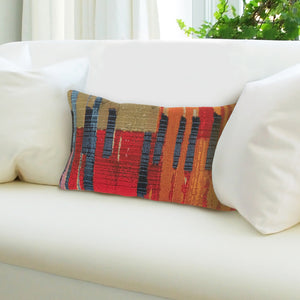 Liora Manne Marina Paintbox Indoor Outdoor Decorative Pillow Multi