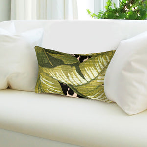 Liora Manne Marina Safari Indoor Outdoor Decorative Pillow Green