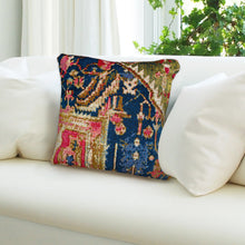 Load image into Gallery viewer, Liora Manne Marina Heriz Indoor Outdoor Pillow Red/Multi