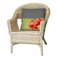 Load image into Gallery viewer, Liora Manne Visions I Crab Indoor Outdoor Decorative Pillow Red