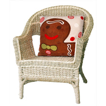 Load image into Gallery viewer, Liora Manne Visions III Ginger Boy Indoor Outdoor Decorative Pillow Chocolate