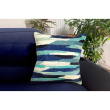 Load image into Gallery viewer, Liora Manne Frontporch Cloud Indoor Outdoor Pillow Aruba